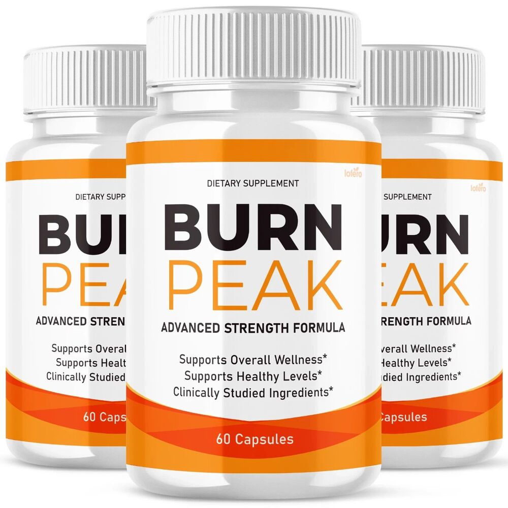 (3 Pack) Burn Peak Capsules Weight Loss Pills Fat Burner Sexy Slim Body (180 ct)